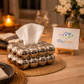 Silver Cloud-Soft Bubble Tissue Box _ Elegant Home & Living Decor