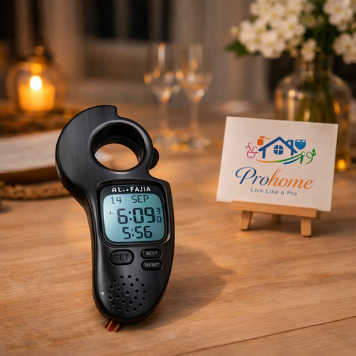 Digital Tasbih Counter With Azhan Alarm – Hijri Calendar – Date Time - LED light tasbih