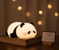 Panda Lamp Cute Panda Night Light Soft Silicone Led Lamp for Kids Bedroom Warm White