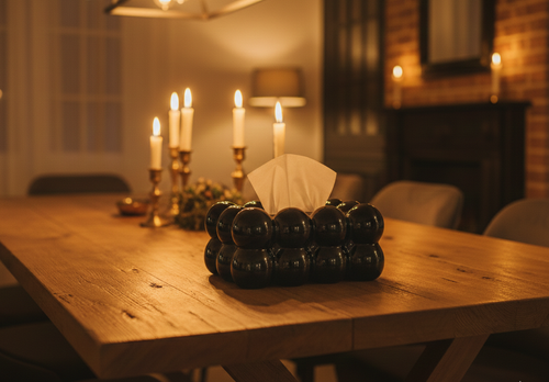 Black Cloud-Soft Bubble Tissue Box _ Elegant Home & Living Decor