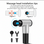 Portable Mini Muscle Massage Gun-Handheld Electric Deep Tissue Percussion Muscle Massager