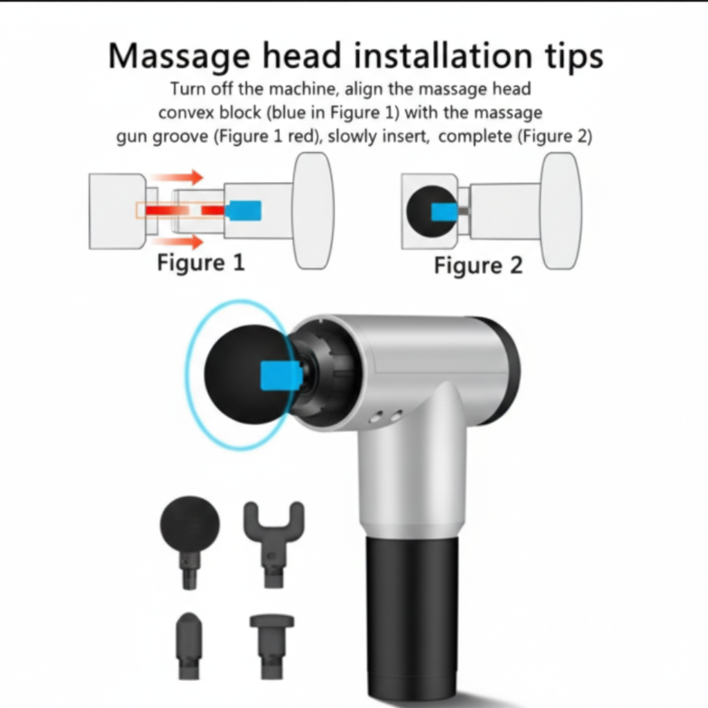 Portable Mini Muscle Massage Gun-Handheld Electric Deep Tissue Percussion Muscle Massager