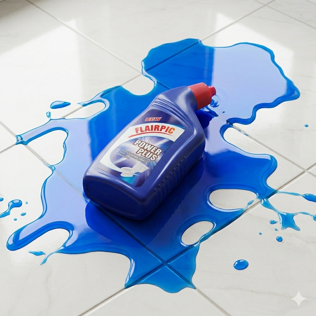 Flairpic Power Plus Liquid Toilet Cleaner – Ultimate Stain Remover (500ml)