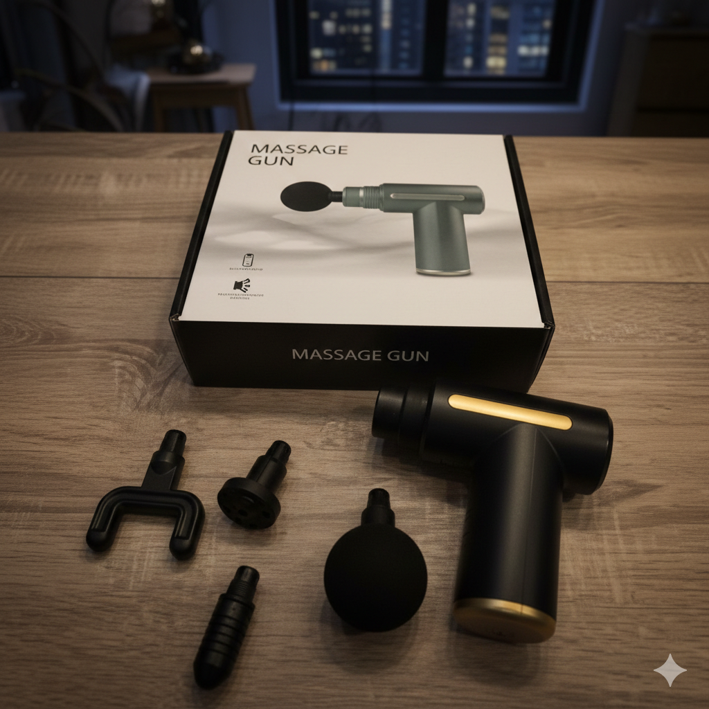 Portable Mini Muscle Massage Gun-Handheld Electric Deep Tissue Percussion Muscle Massager