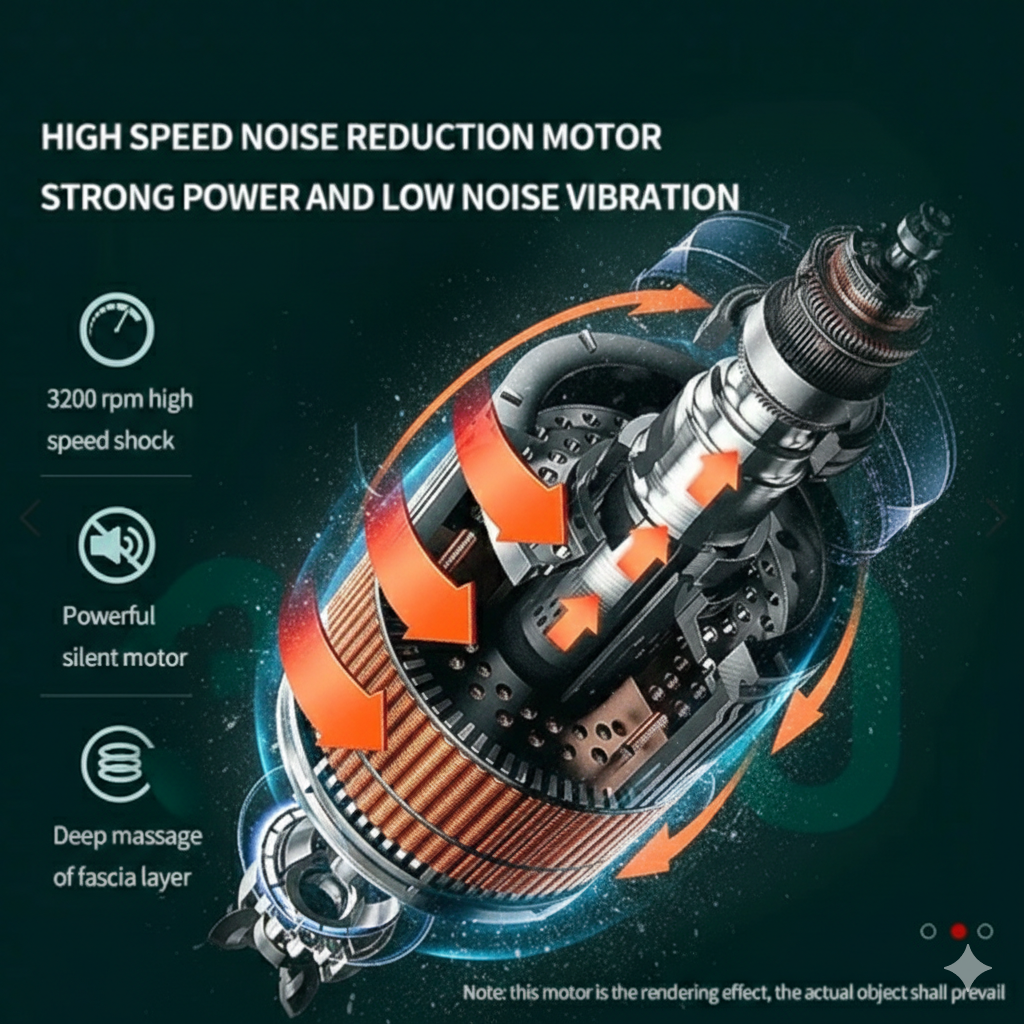 Portable Mini Muscle Massage Gun-Handheld Electric Deep Tissue Percussion Muscle Massager