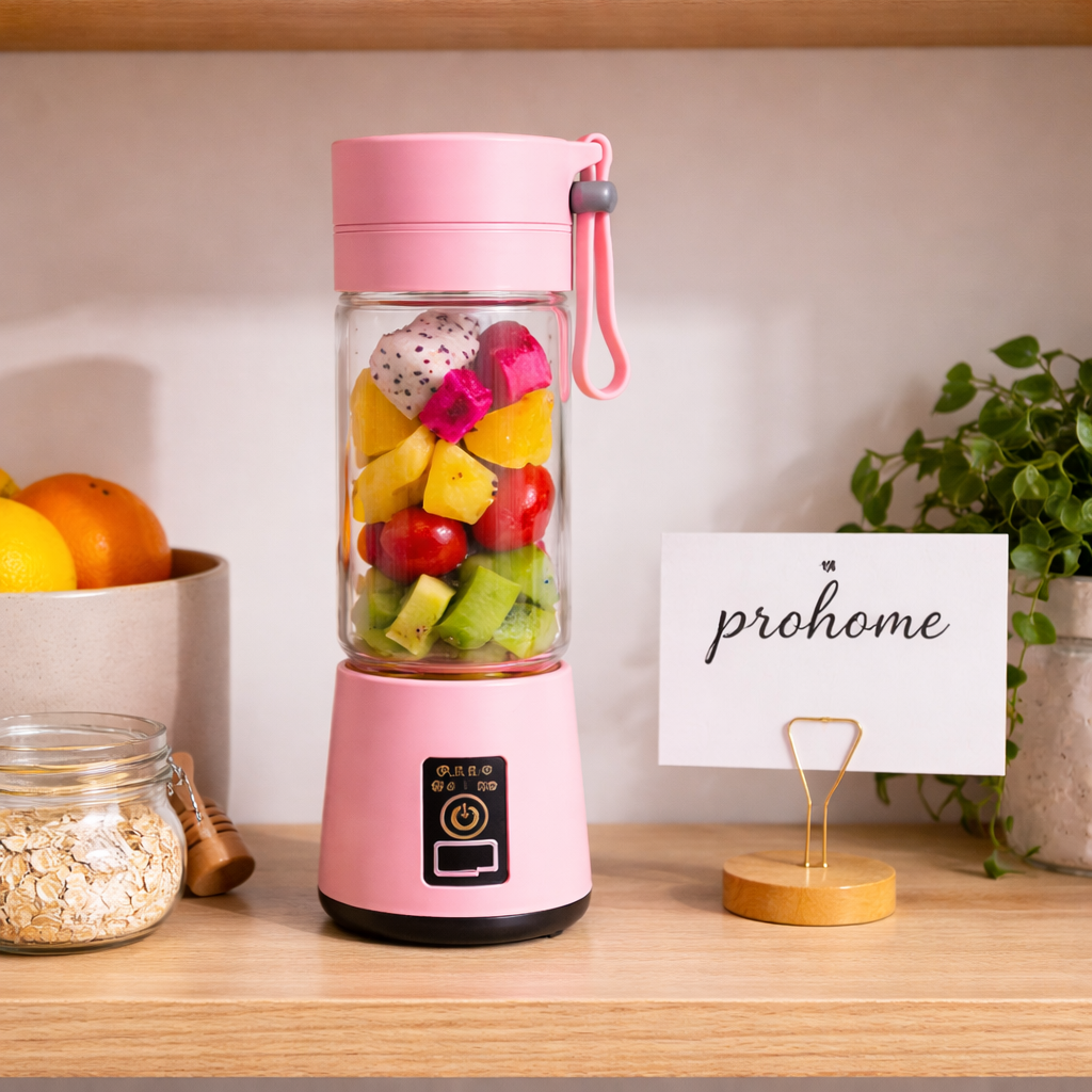 USB Rechargeable Juicer Blender 6 Blades Electric Blender Mini Portable Personal Size (ANY COLOR)