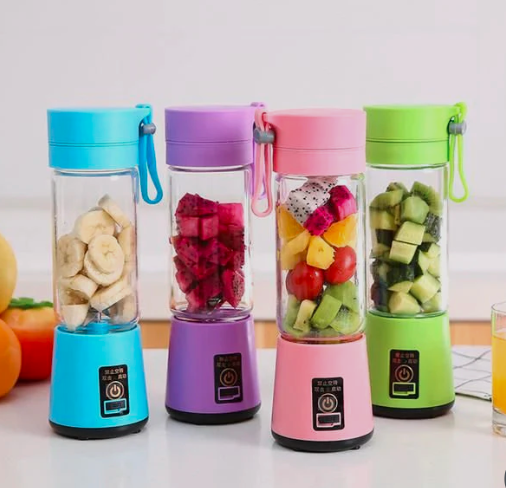 USB Rechargeable Juicer Blender 6 Blades Electric Blender Mini Portable Personal Size (ANY COLOR)