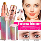 Flawless Rechargeable 2 in 1 Eyebrow Trimmer - Hair Remover & Nose, Chin Trimmer